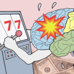 What happens to the brain when gambling?